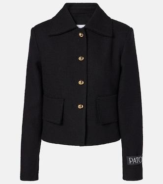 Veste en laine et coton mélangés | Patou