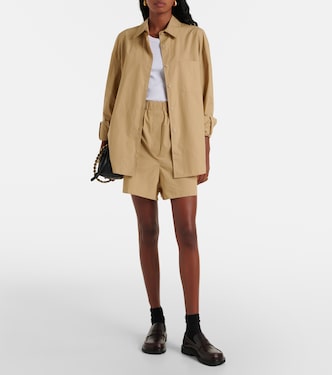 Shorts Lui in cotone a vita alta | The Frankie Shop