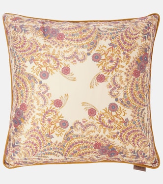 Floral cotton satin cushion | Etro