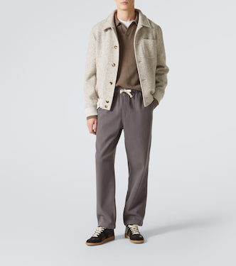 Wool and silk polo sweater | Frame