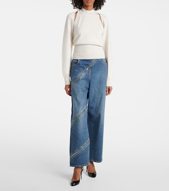 Cutout wool sweater | Alaïa
