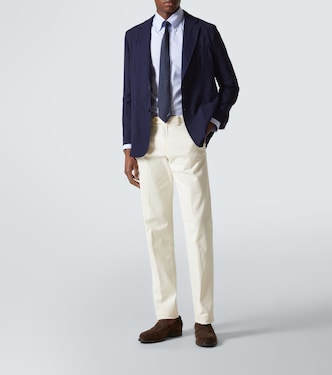 Wool grisaille blazer | Rubinacci