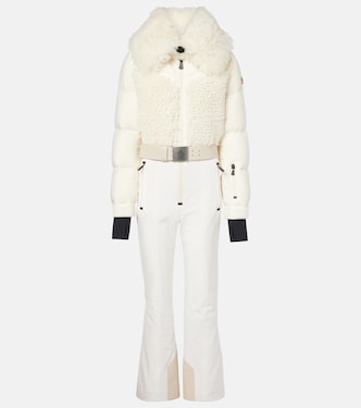 Skianzug mit Faux Fur | Moncler Grenoble
