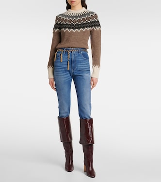 Fair Isle wool and cashmere sweater | Chloé