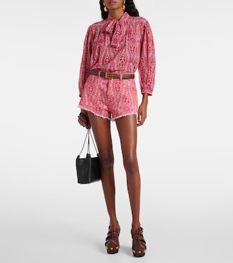 Schluppenbluse aus Baumwolle | Etro