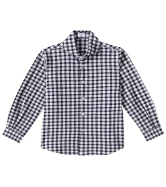 Camicia in misto cotone a quadri | Il Gufo