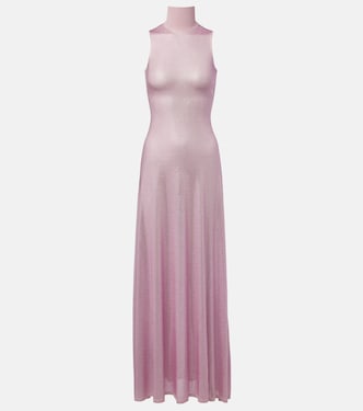 Ruched sequined maxi dress | David Koma
