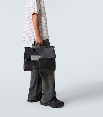 Rodeo leather briefcase | Balenciaga