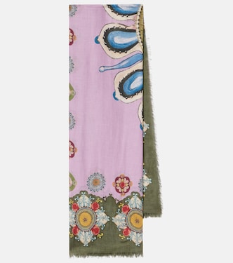 Printed silk scarf  | La DoubleJ
