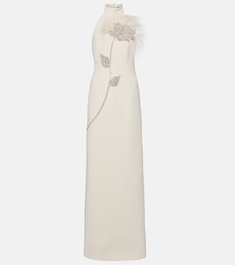 Starlight embellished halterneck gown | Rebecca Vallance