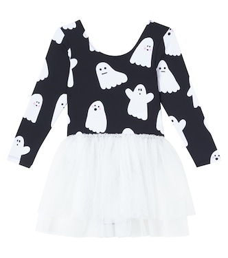 Bedrucktes Kleid Ghosts | Stella McCartney Kids