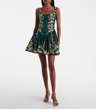 Robe Pluma en coton à fleurs | Agua by Agua Bendita