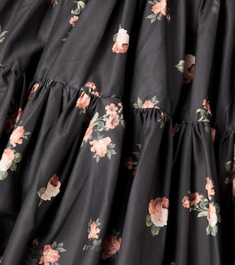 Rosebud floral cotton poplin dress | Petite Amalie  