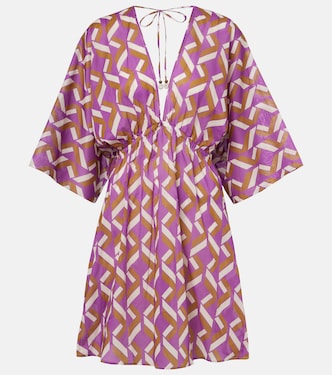 Feel patterned cotton voile minidress | Eres