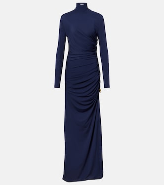 Knot draped jersey gown | Bottega Veneta