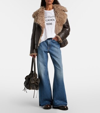 High waist wide-leg jeans | Acne Studios