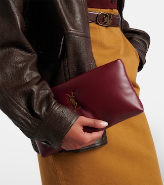 Clutch Calypso aus Leder | Saint Laurent