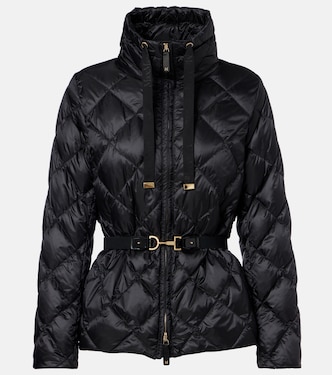Belted quilted down jacket | Max Mara