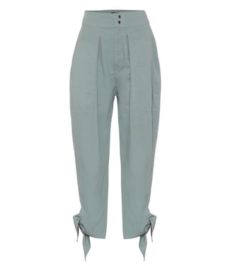 Gaviao high-rise cotton pants | Isabel Marant