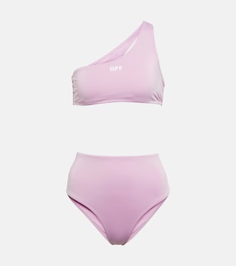 Bikini asimétrico con logo | Off-White