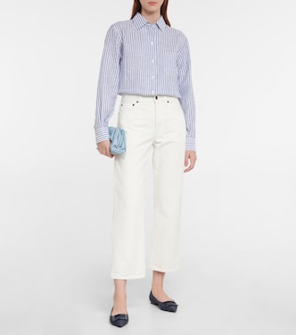 Gommettine Ball denim ballet flats | Roger Vivier