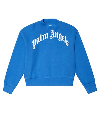 Logo cotton sweatshirt | Palm Angels Kids