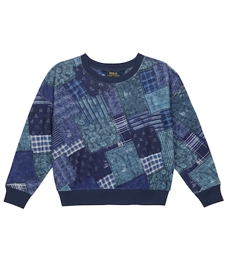 Sudadera en mezcla de algodón patchwork | Polo Ralph Lauren Kids