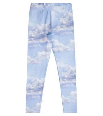 Niki printed cotton-blend jersey leggings | Molo