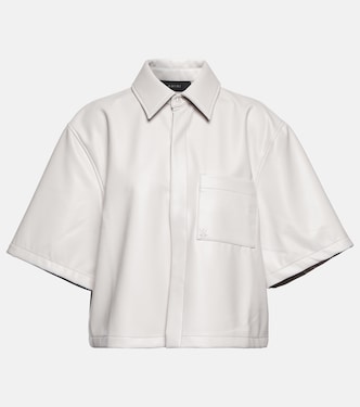 Sobrecamisa de piel sintética | Amiri