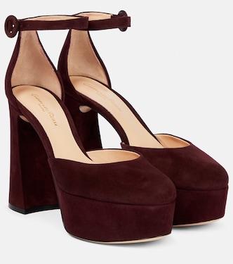 Holly D'orsay suede pumps | Gianvito Rossi