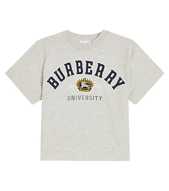 Camiseta de jersey de algodón con logo | Burberry Kids
