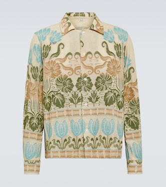 Tulipa printed cotton shirt | Bode