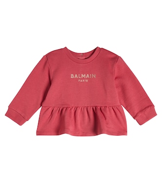 Baby - Felpa in misto cotone | Balmain Kids
