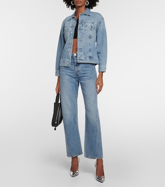 x EmRata – Veste Bell en jean | AG Jeans