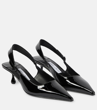 Amel 50 Pat leather slingback pumps | Jimmy Choo