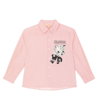 Chemise Wolf imprimée en coton | The Animals Observatory