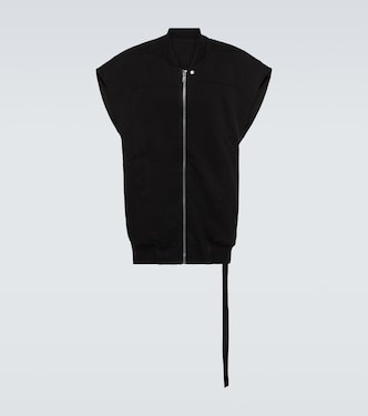 Chaleco oversized de jersey de algodón | DRKSHDW by Rick Owens