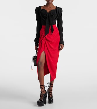 Tie-detail silk top | Vivienne Westwood