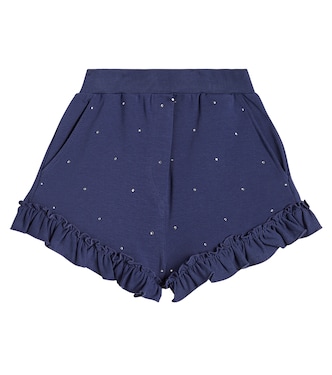 Shorts de forro polar de mezcla de algodón | Monnalisa