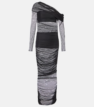 Abito midi monospalla in mesh | The Sei