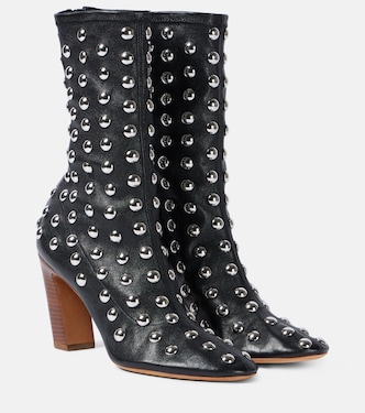 Stivaletti Apollo 85 in pelle con borchie | Khaite