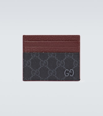 Kartenetui GG aus Canvas und Leder | Gucci