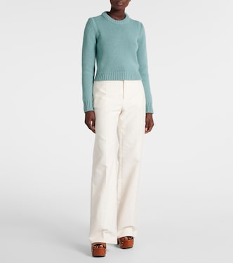 Jersey cropped de algodón y cachemir | Chloé
