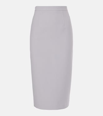 Falda midi de crepé | Roland Mouret