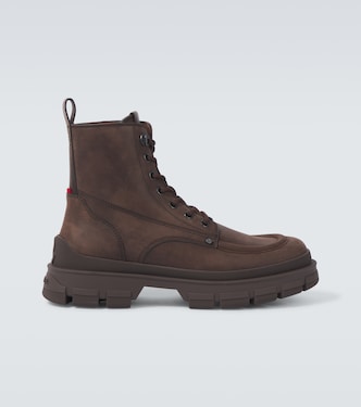Hevea City leather lace-up boots | Moncler