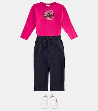 Top de algodón con logo | Chloé Kids