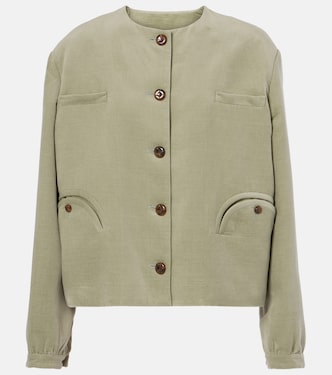 Jacke Jealousy Gliss aus Baumwolle und Leinen | Blazé Milano