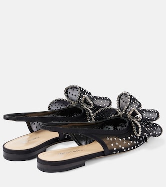 Slingback-Ballerinas Le Cadeau aus Mesh | Mach & Mach