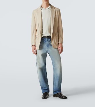 Blazer Eszenon in suede | Lardini