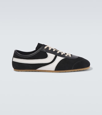 Suede and leather sneakers  | Dries Van Noten